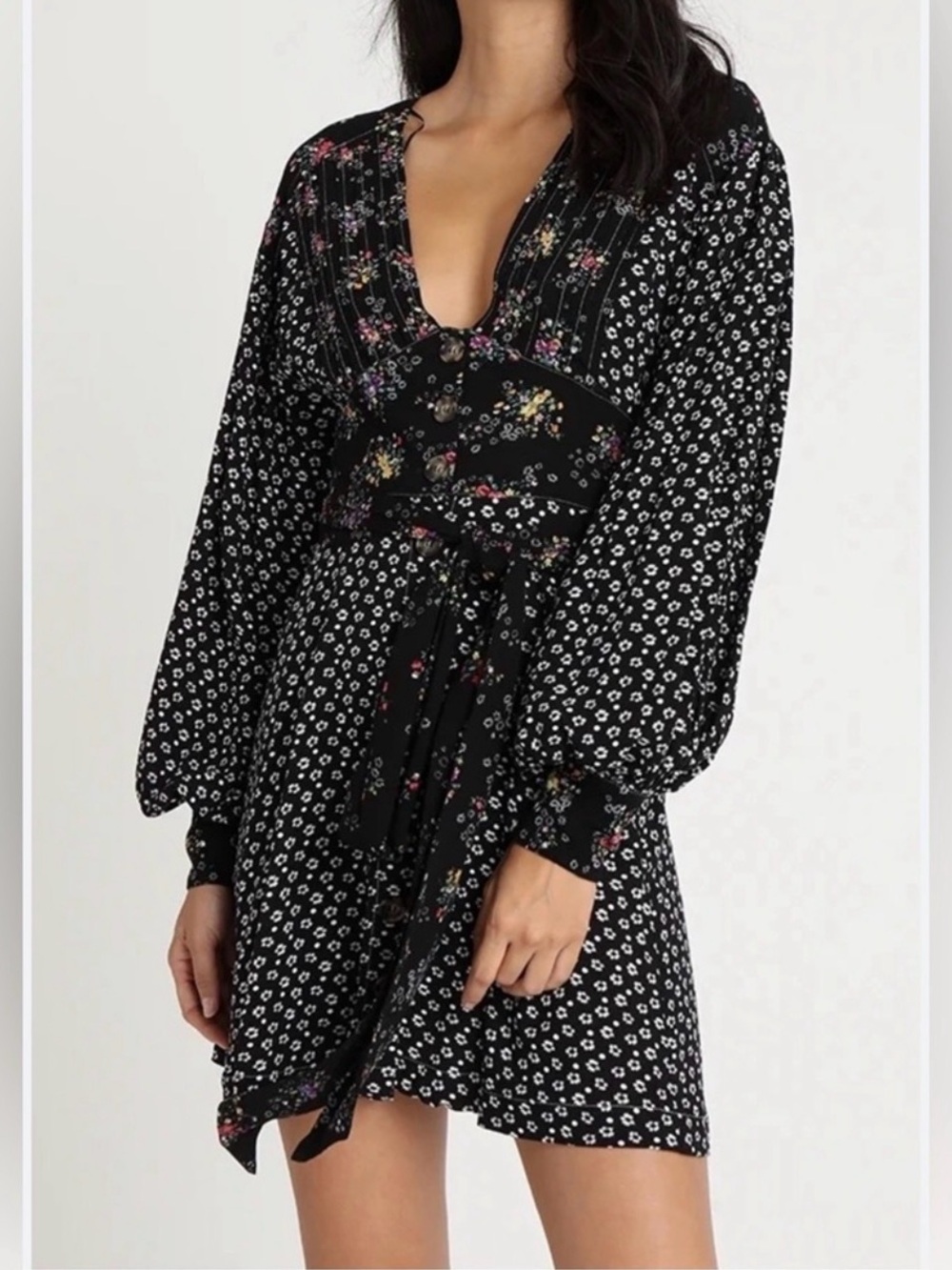 Free People Wonderland Mini Dress size Small